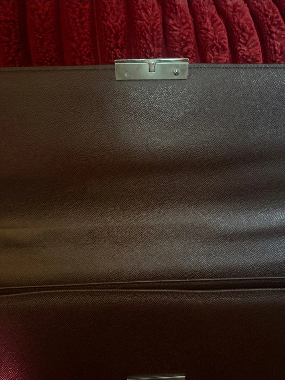 💼 Authentic Bally Men's Briefcase 💼 in Deep Brown with Gold Toned Hardware
